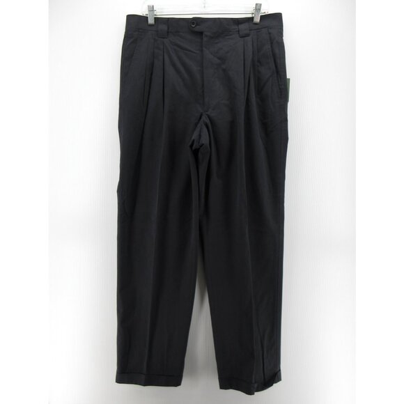 Canali Pants 36 Sport Trousers Slacks Pleated Cuffed Italy 36X32 NWT *